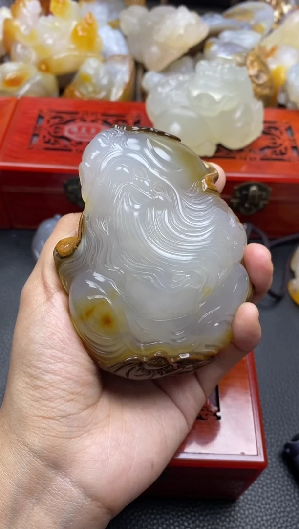 未镶嵌手把玛瑙/玉髓臣****岸00