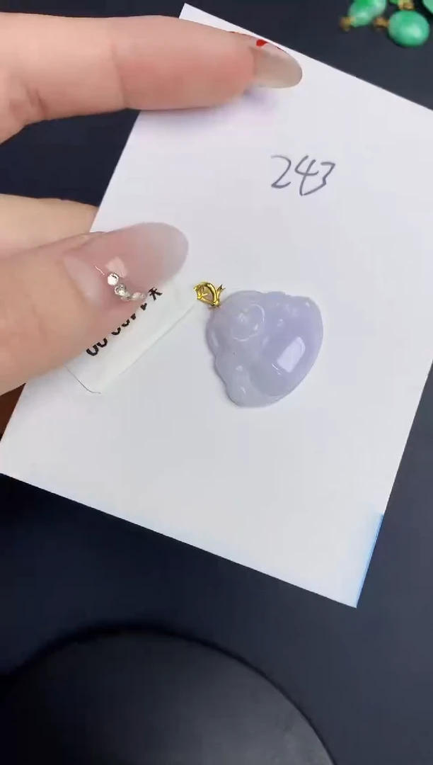 【闪购商品】翡翠颈饰18K金镶嵌0000000000