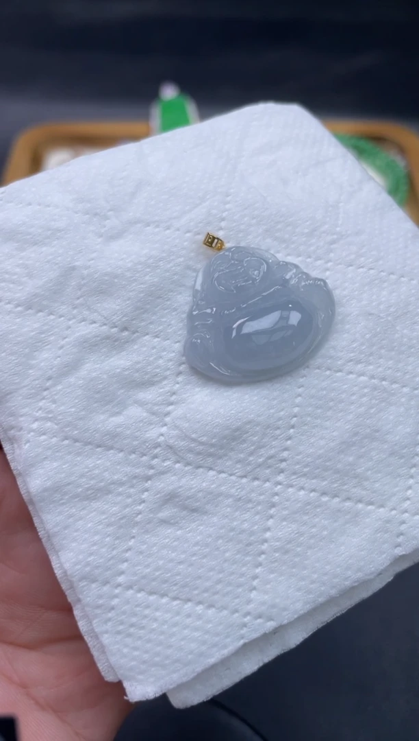 【闪购商品】翡翠颈饰18K金镶嵌75.........