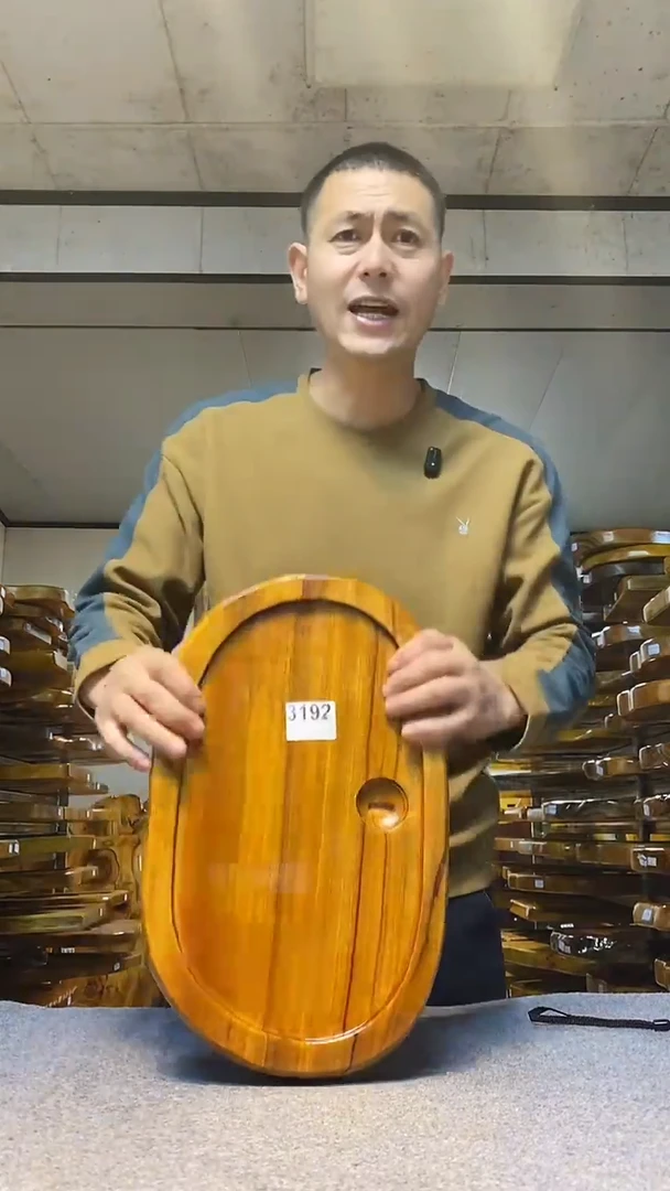 实木原木茶盘 一物一拍(不含配件）