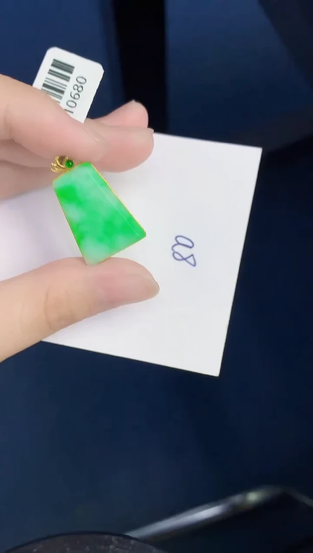 【闪购商品】翡翠颈饰18K金镶嵌000000000