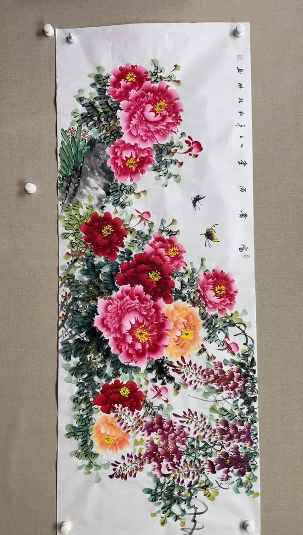 国画180*68 孙艳琳孙艳琳孙艳琳孙艳琳