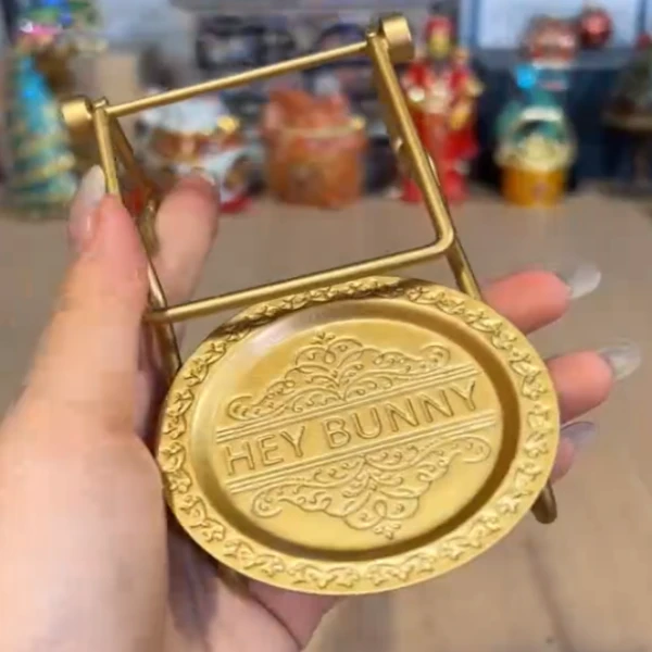 兔小姐陶瓷咖啡杯架1111金色家用