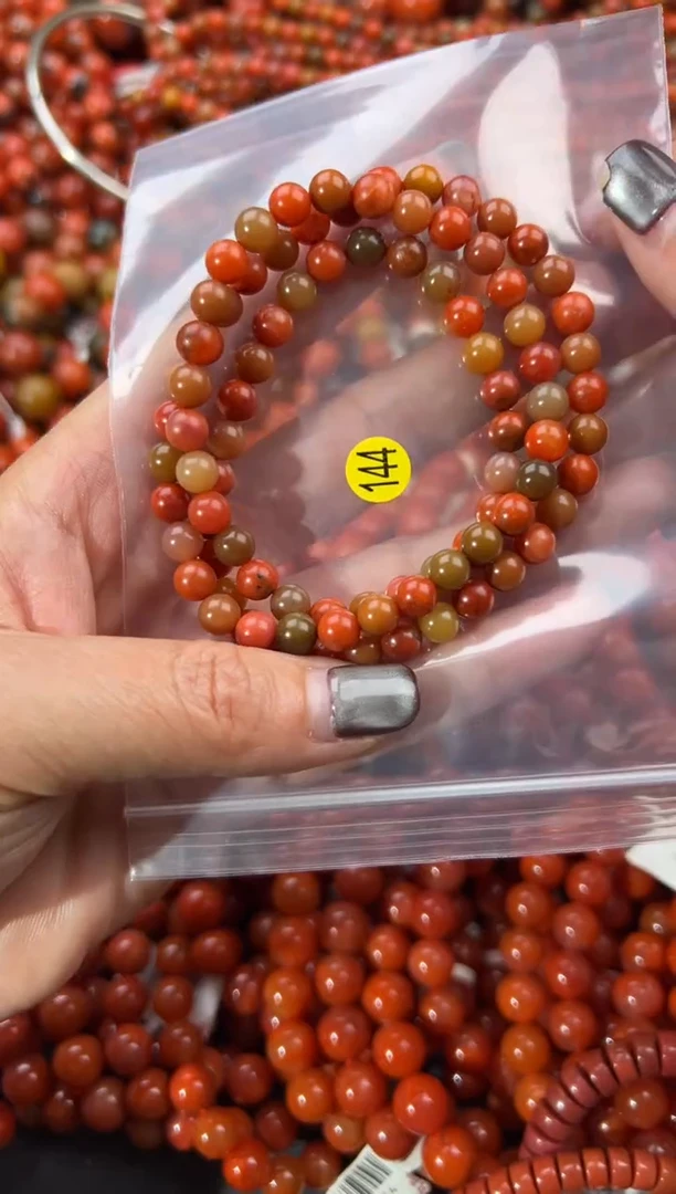 未镶嵌手串南红玛瑙6+