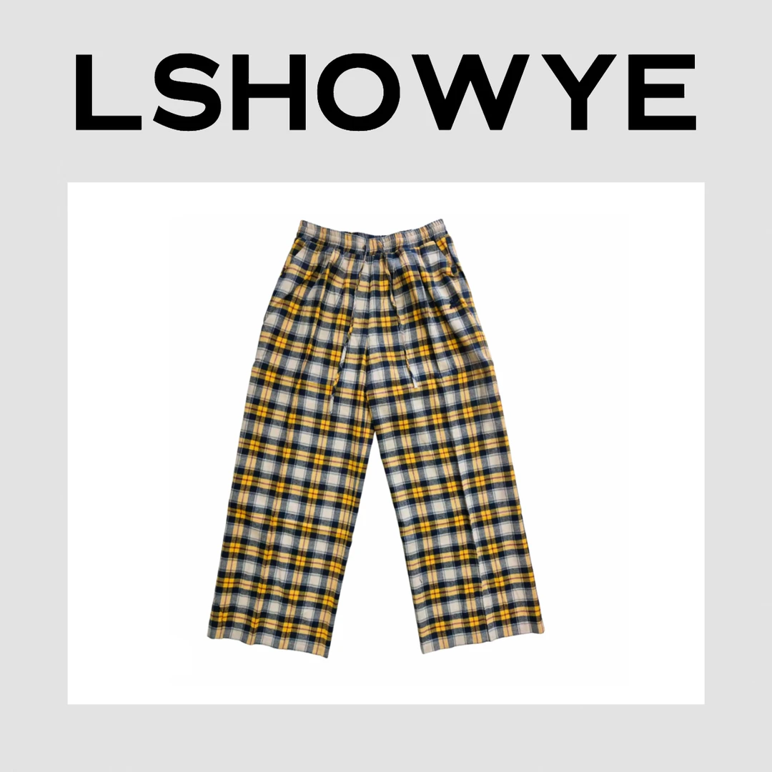LSHOWYE｜格子长裤 K55