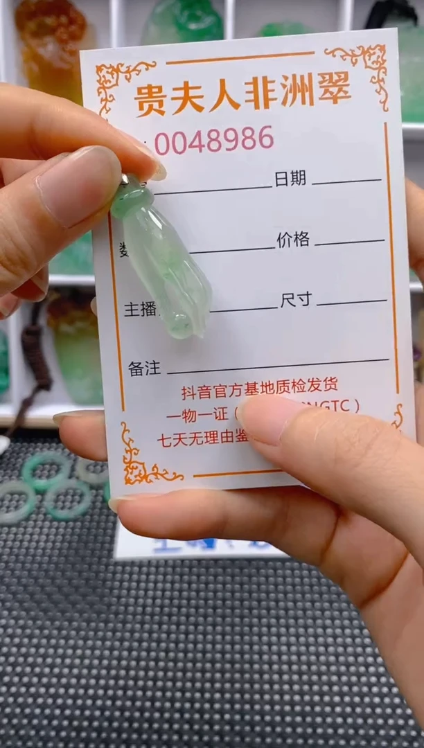 石英质玉未镶嵌颈饰986