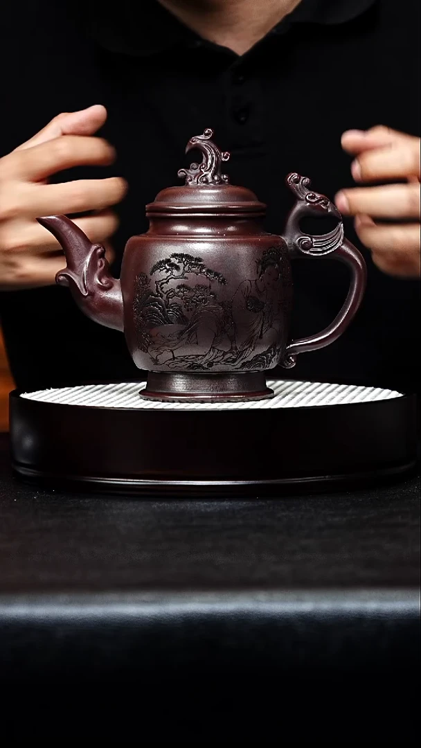 茶壶紫砂宫灯手工紫砂壶