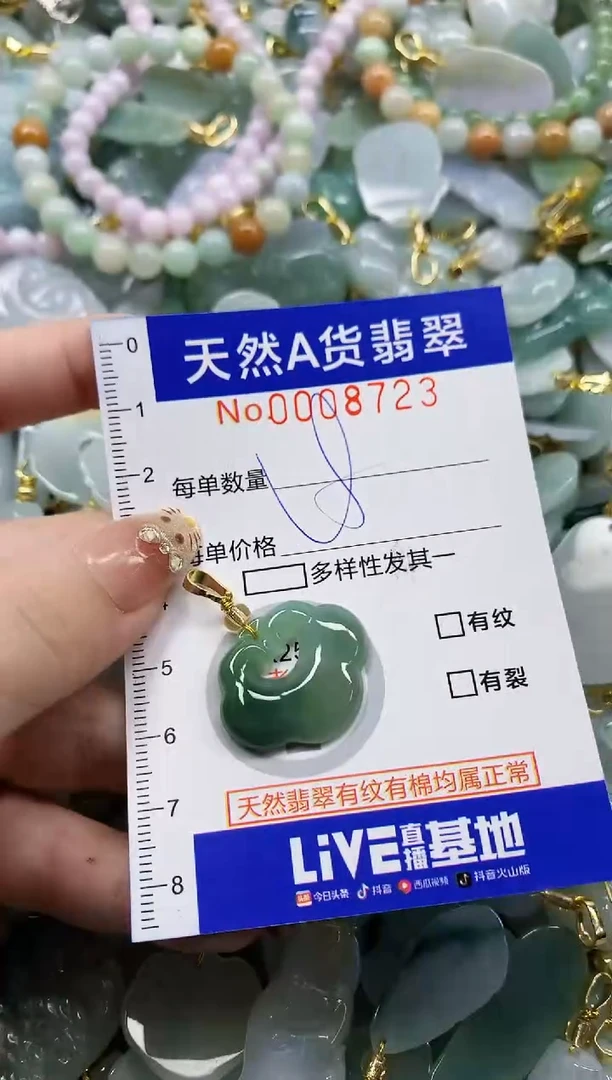 颈饰未镶嵌翡翠天然A货翡翠