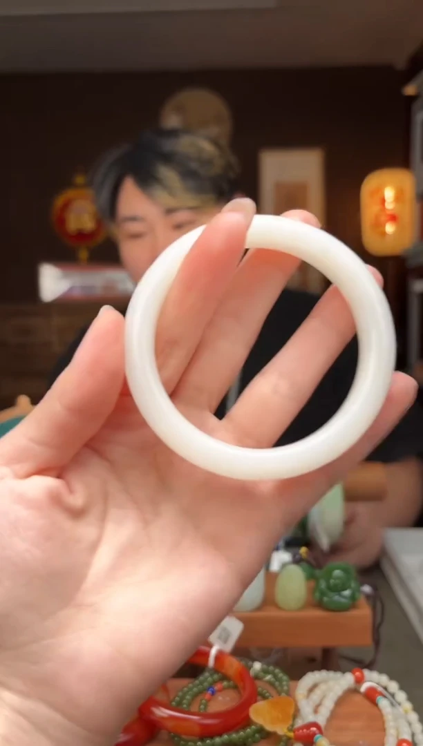 未镶嵌和田玉把件ss48-手镯 60mm