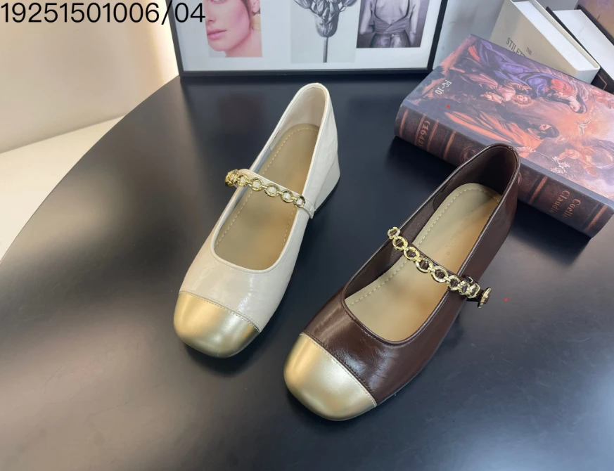 JOJO小香风玛丽珍女鞋2025新款粗跟气质单鞋