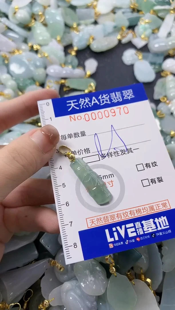 颈饰未镶嵌翡翠天然A货翡翠