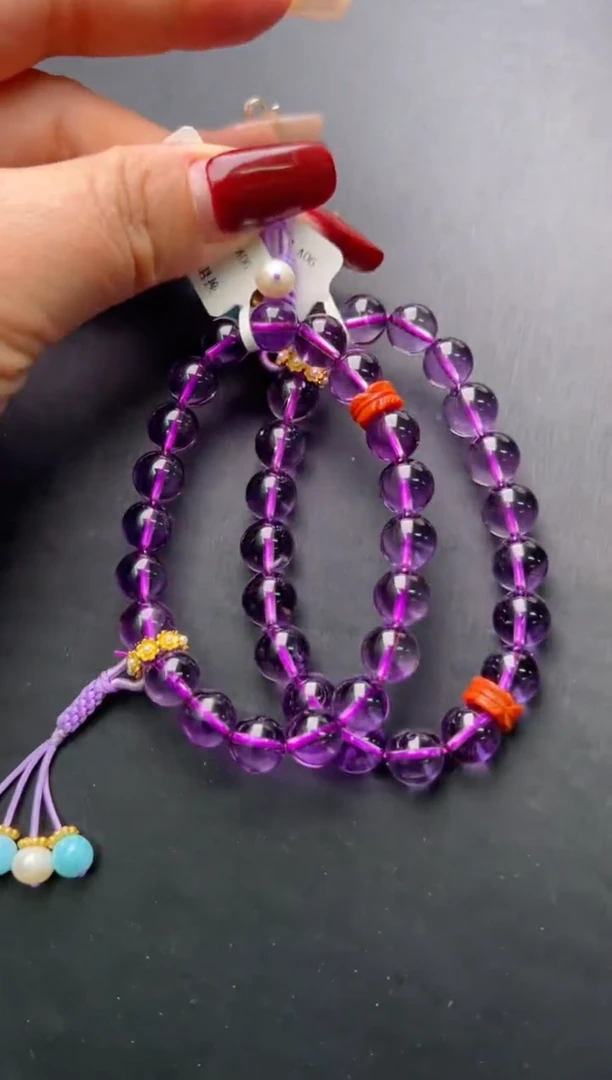 【闪购商品】水晶手串未镶嵌九紫之涅槃重生多样性发一Z11759