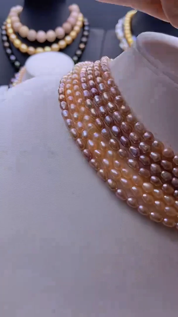 淡水珍珠未镶嵌颈饰1