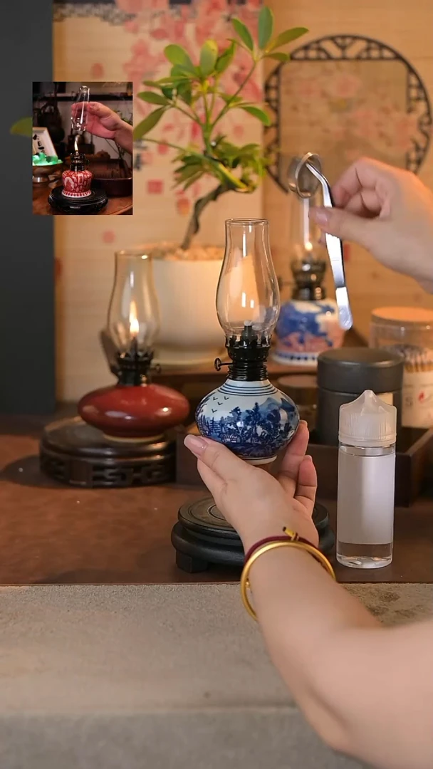 景德镇陶瓷香薰灯摆件