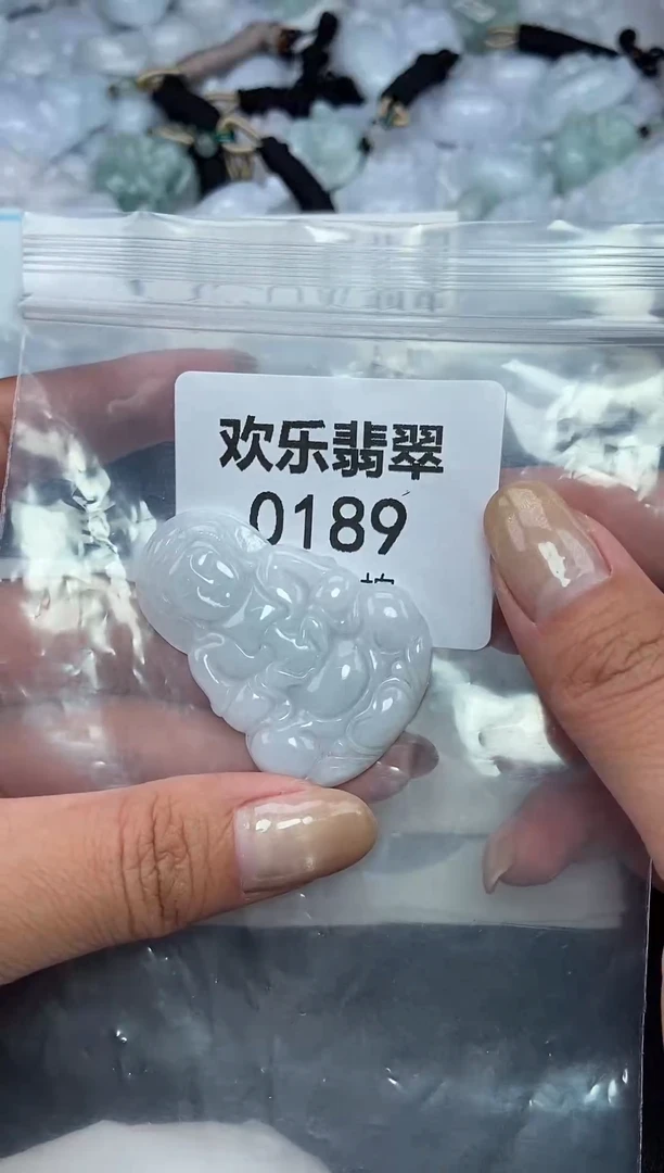 颈饰未镶嵌翡翠缅甸天然翡翠0189