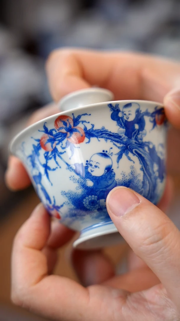 【闪购商品】九桃盖碗11111111111