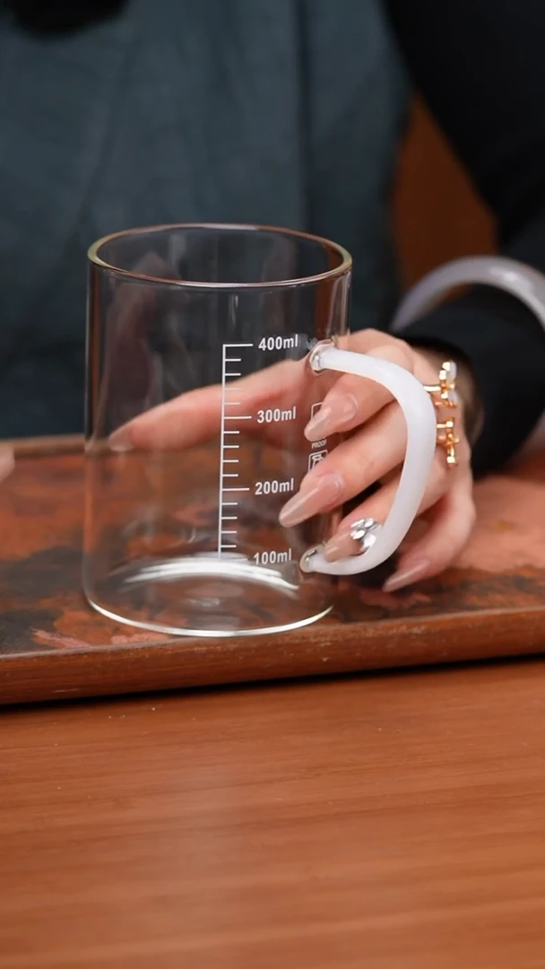 【闪购商品】松风杯/刻度白玉色/不批发