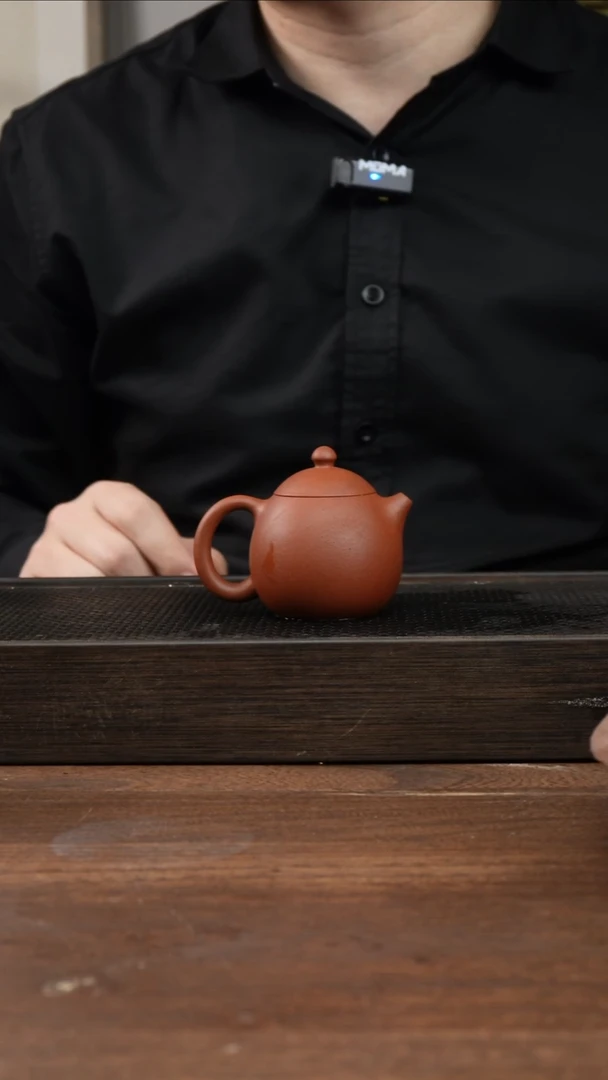 茶杯紫砂红清水小龙蛋    100CC