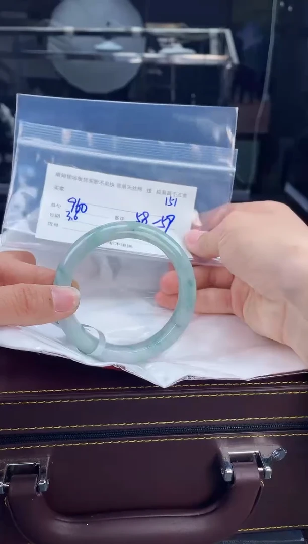 【闪购商品】定制翡翠手镯未镶嵌毛货手镯需精细抛光/59.4