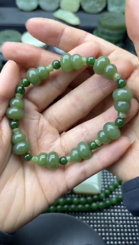 未镶嵌和田玉珠宝半成品手串