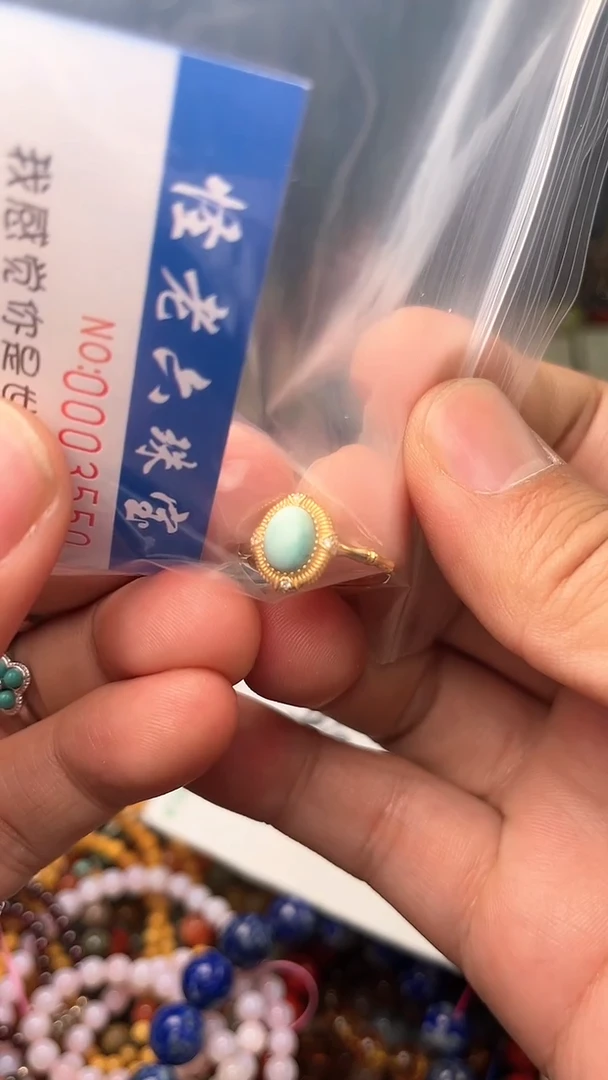 【闪购商品】翡翠戒指银S925镶嵌 (一物一件)0003550