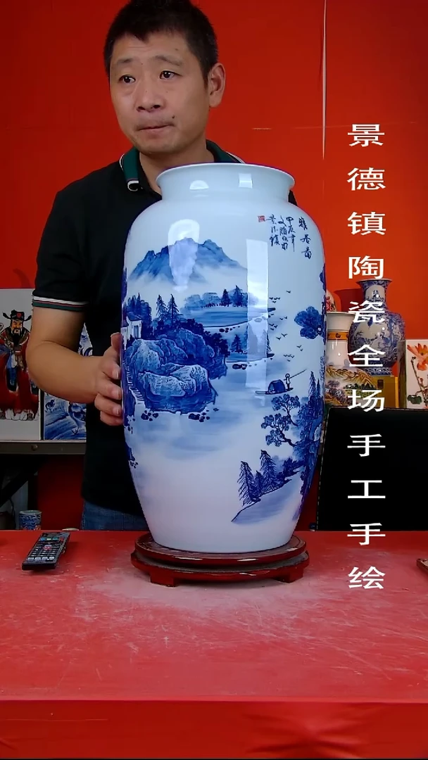 摆件景德镇陶瓷 全场手工手绘22