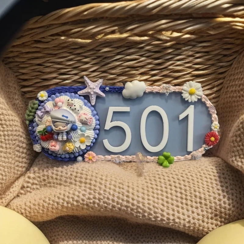 （现拆）奶油胶DIY可爱萌粒门牌手作DIY材料包配件手工DIY材料包