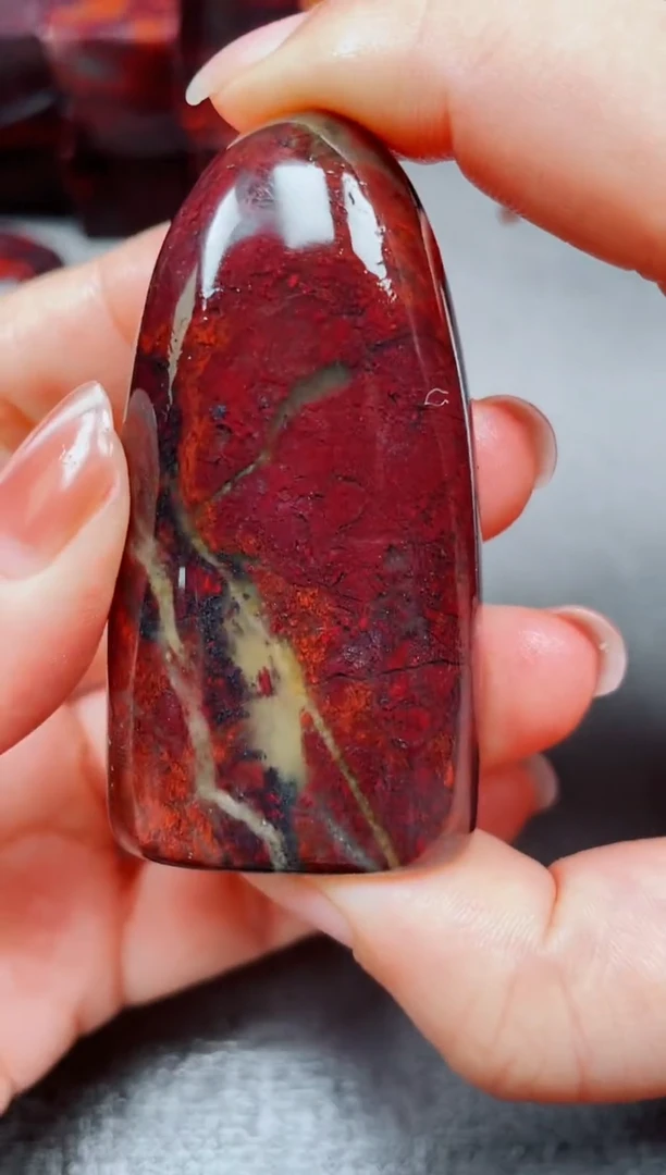 玉桂林鸡血玉素章--7