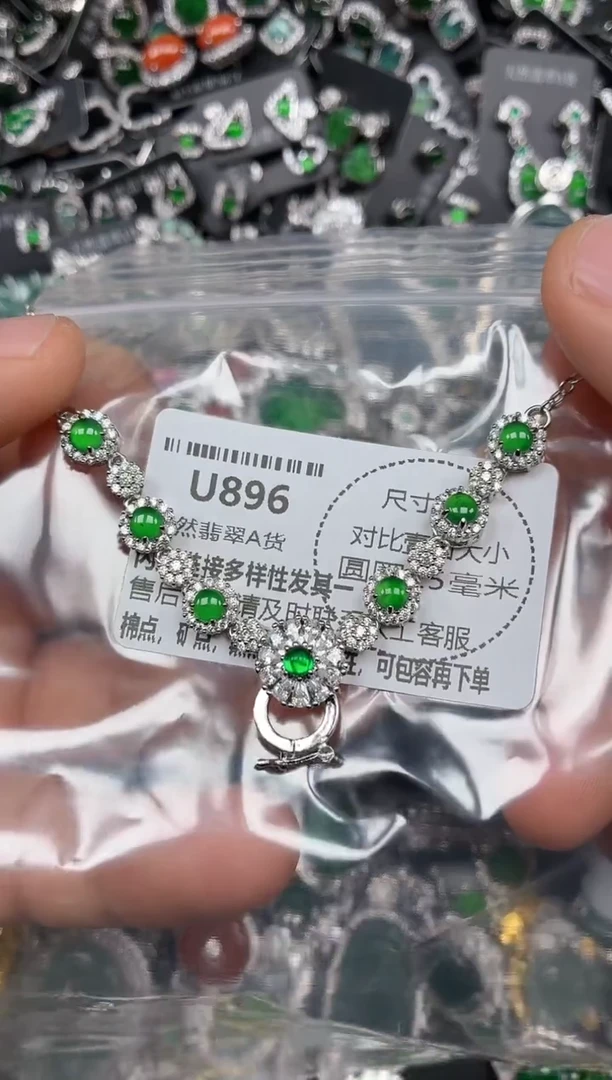 颈饰未镶嵌翡翠U896项链