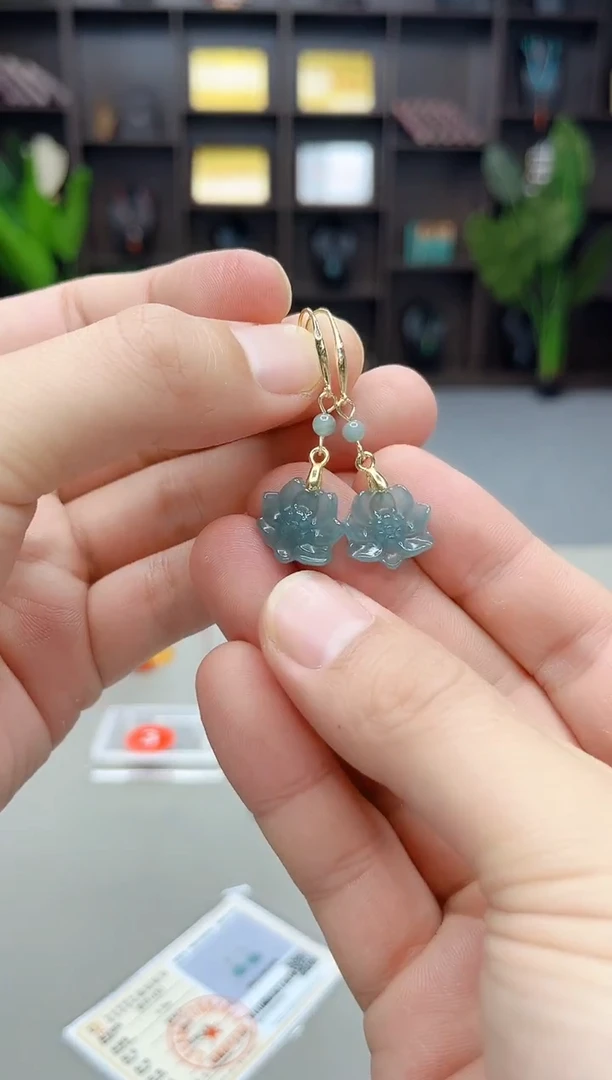 未镶嵌翡翠耳饰X99