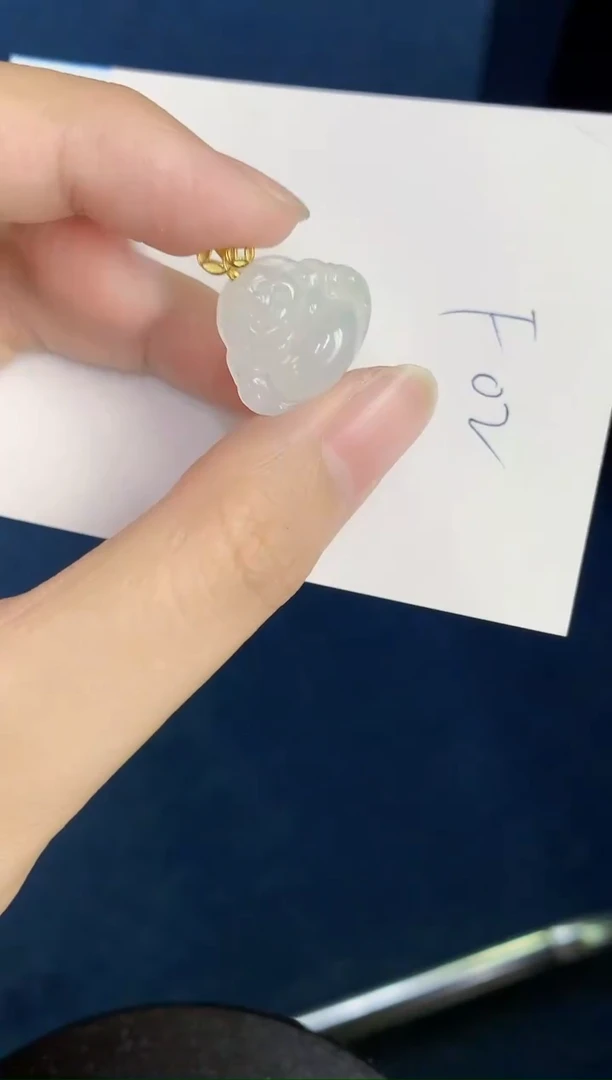 翡翠银S925镶嵌颈饰天然翡翠緬甸A貨