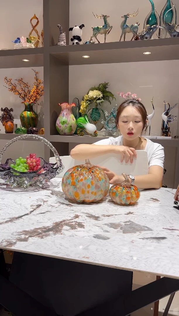 炫彩南瓜一对 现货