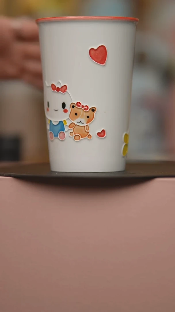 陶瓷猫猫可乐杯A188