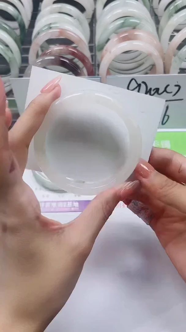 【闪购商品】石英质玉手镯合金A309-57/58