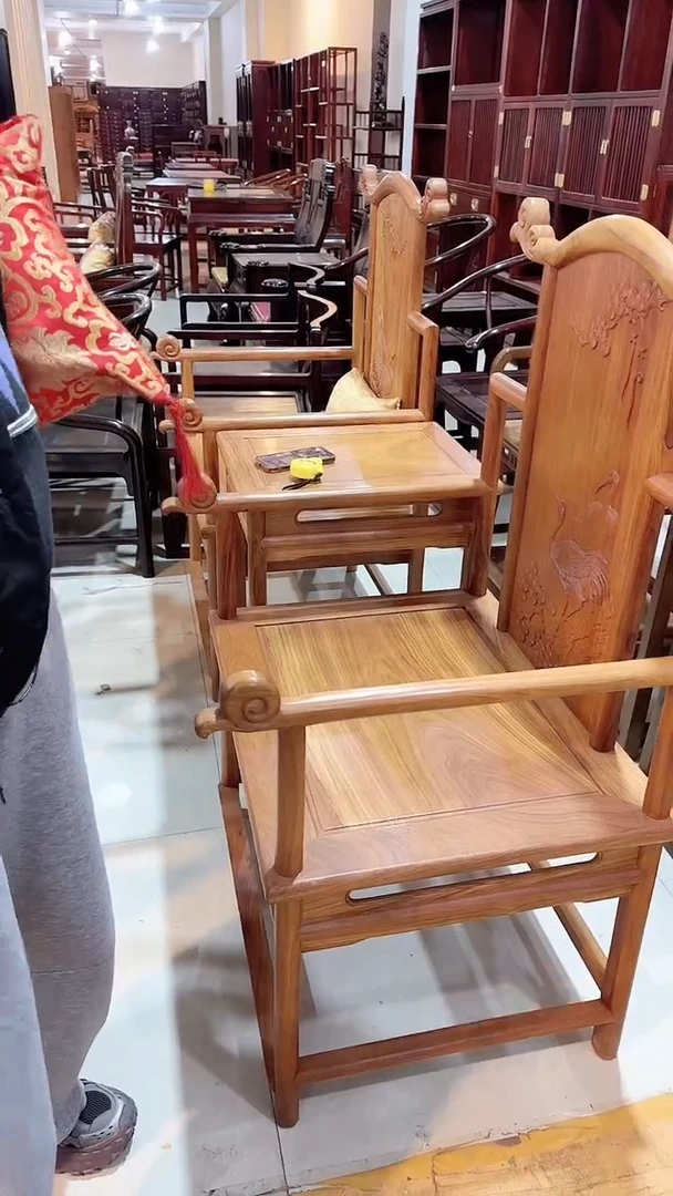 花梨木类成套家具香花梨主人椅三件套