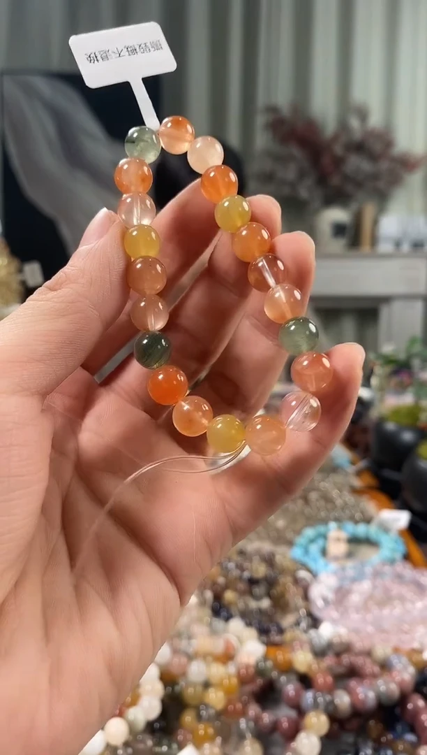 未镶嵌手链水晶兔毛