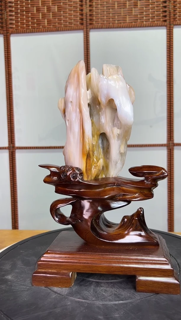 未镶嵌珠宝奇石硅化玉3