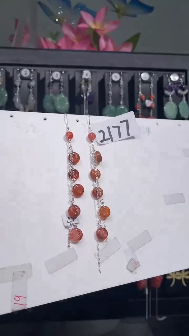 银S925镶嵌耳饰紫晶喜欢拍微瑕