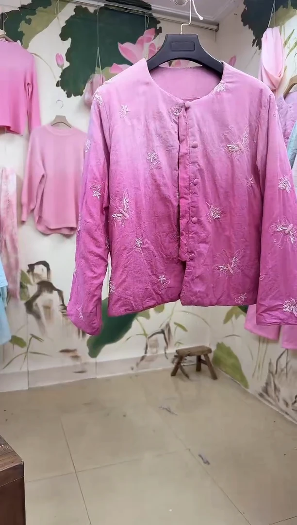 蝴蝶树叶棉服111111111111