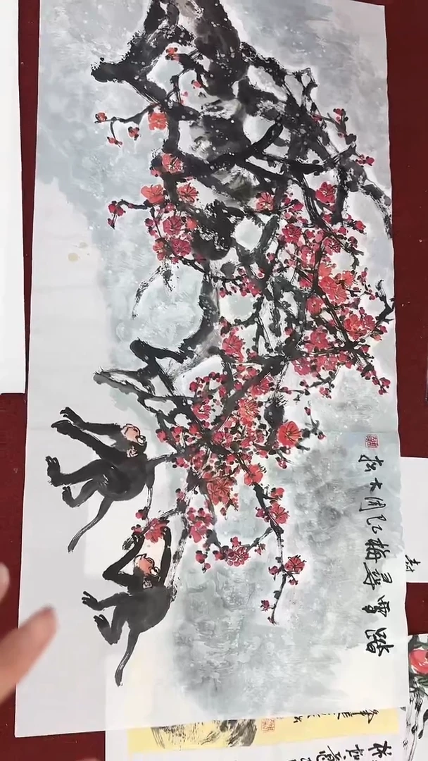 国画周大拙/国画/花鸟