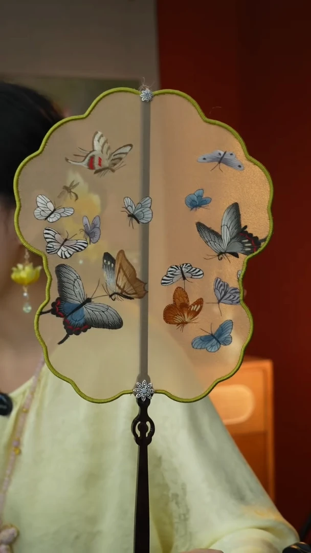 刺绣非遗苏绣纯手工团扇（不带扇盒）