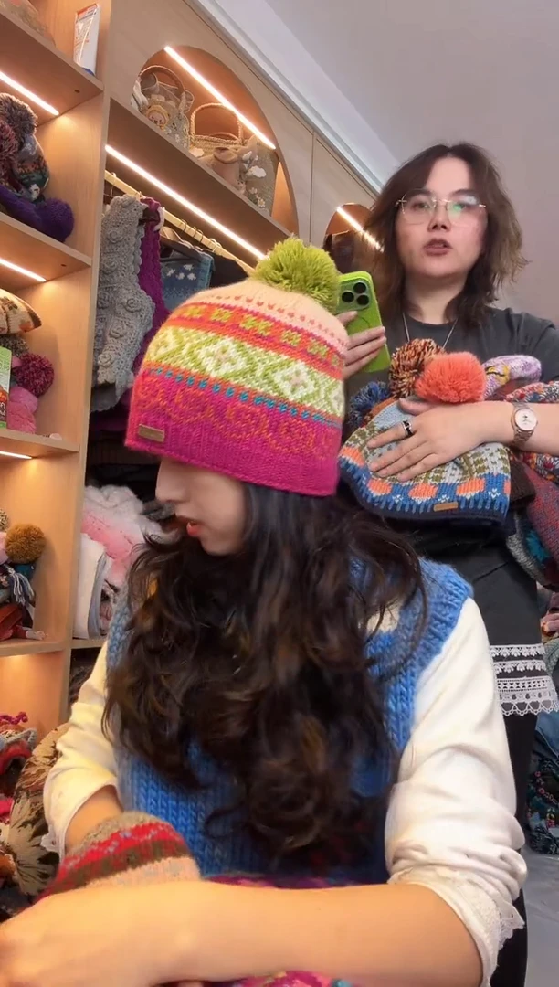 羊毛美利奴火龙果单球帽