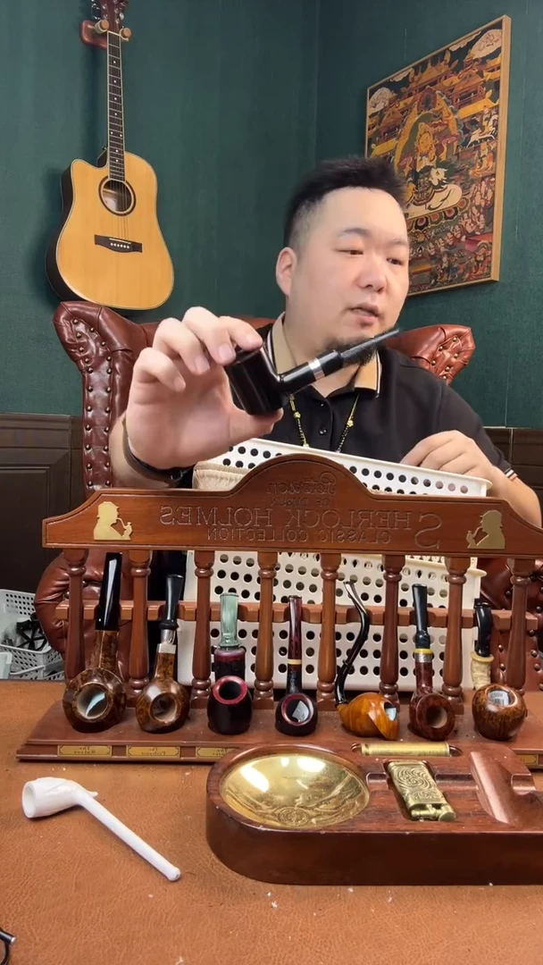 石楠木木雕款意大利进口石楠木烟斗