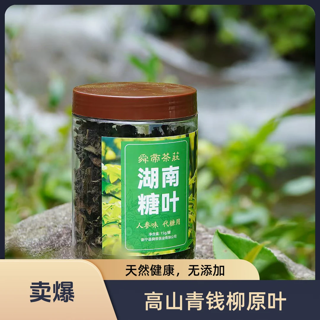 帝子灵芽湖南糖叶 野生高海拔青钱柳【人参味】高糖人群代糖