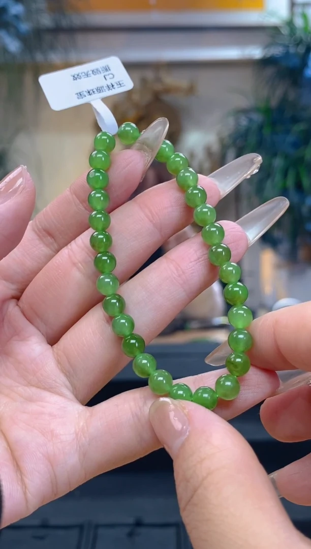 未镶嵌手串和田玉卡6
