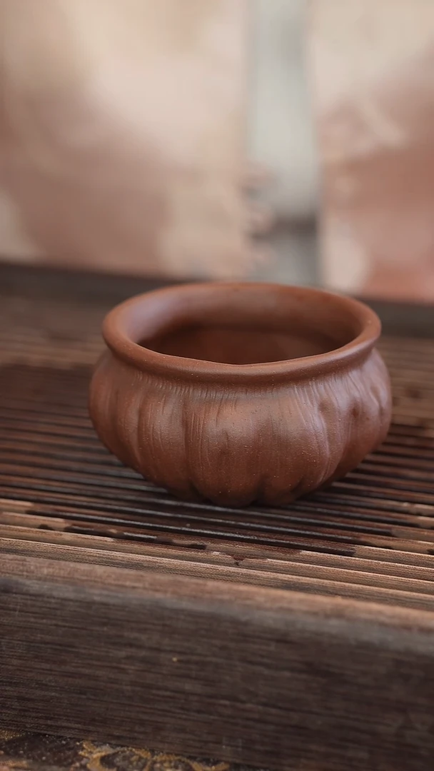 茶壶紫砂全手莲蓬杯子200cc