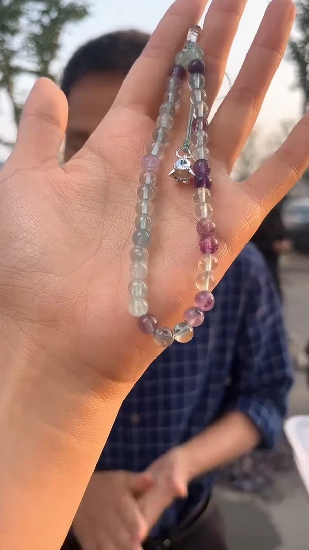 挂链未镶嵌萤石天然手机链多样性发一mm