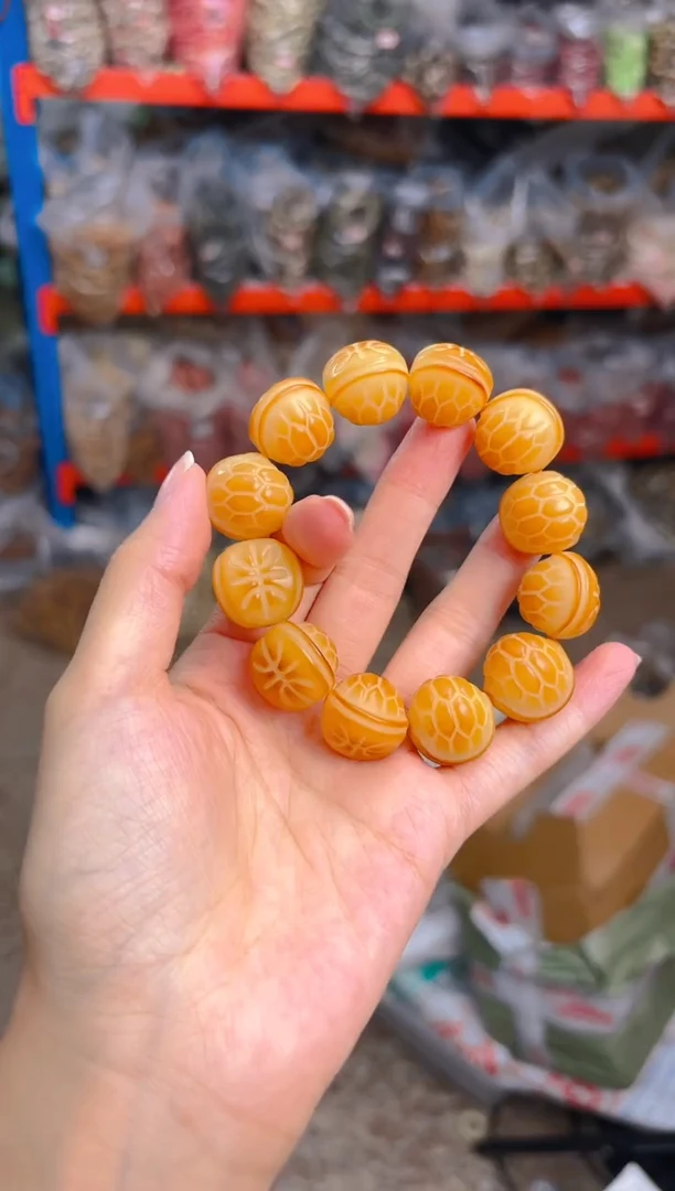吊坠菩提根/象牙果富甲天下单圈手串