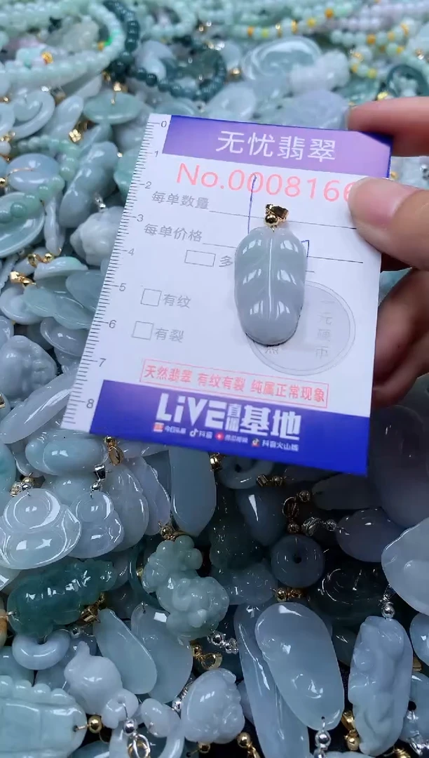 翡翠未镶嵌吊坠(不含链)8166