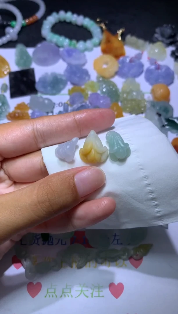 定制翡翠未镶嵌瑜**3CXX307465